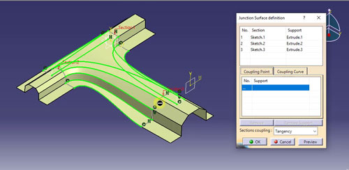 طراحی سطوح در کتیا
